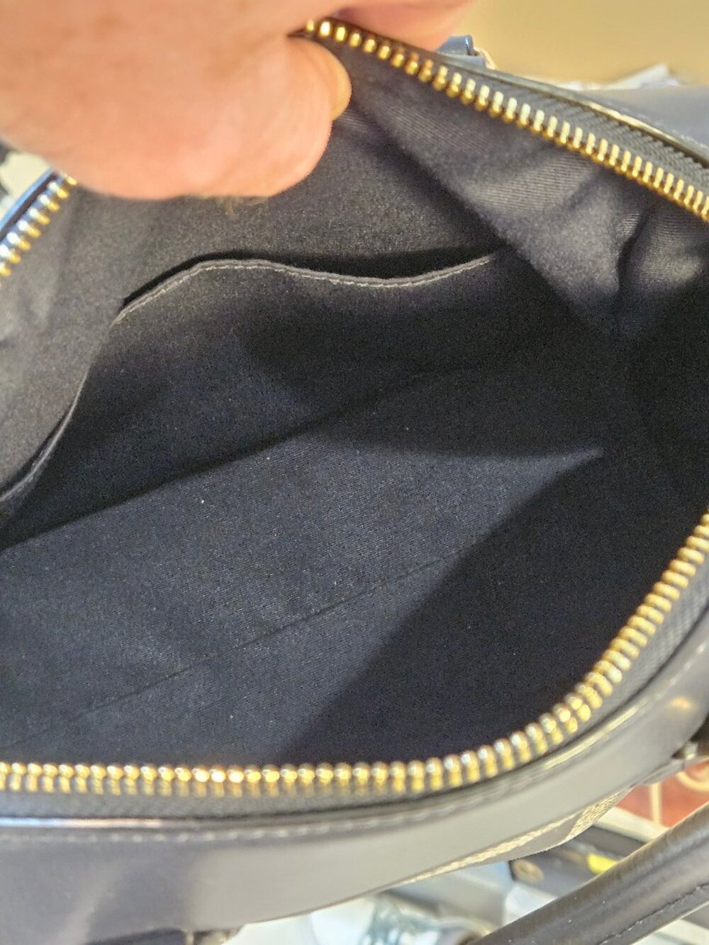 Women's Coach Mini-Bennett Satchel, Midnight Blue Plaid - Picture 6 of 16